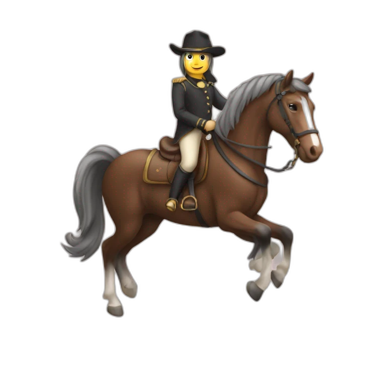 Cheval sur cheval emoji