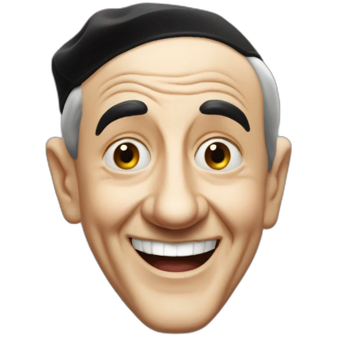 Louis de Funès rigole emoji