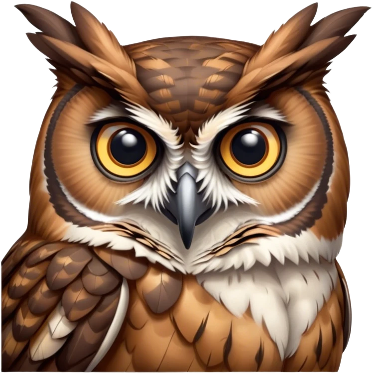 Coastal Horned Owl emoji