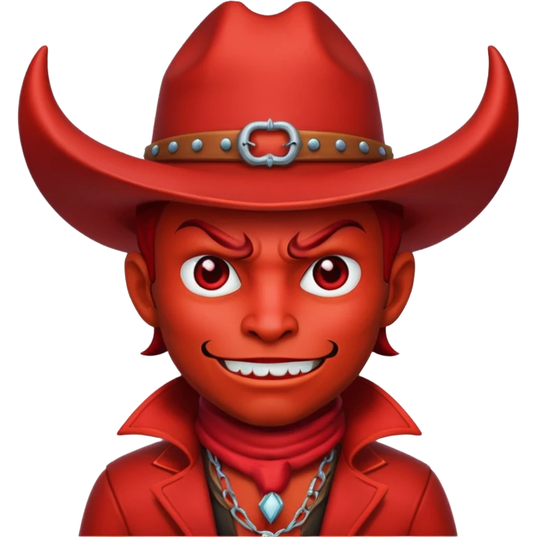 Devil cowboy emoji