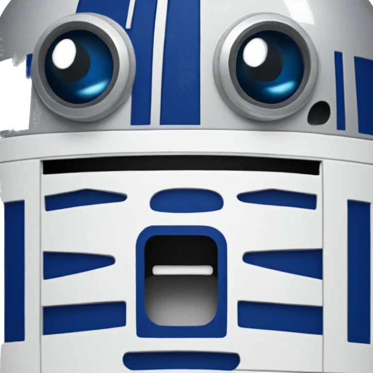 R2D2 face only emoji