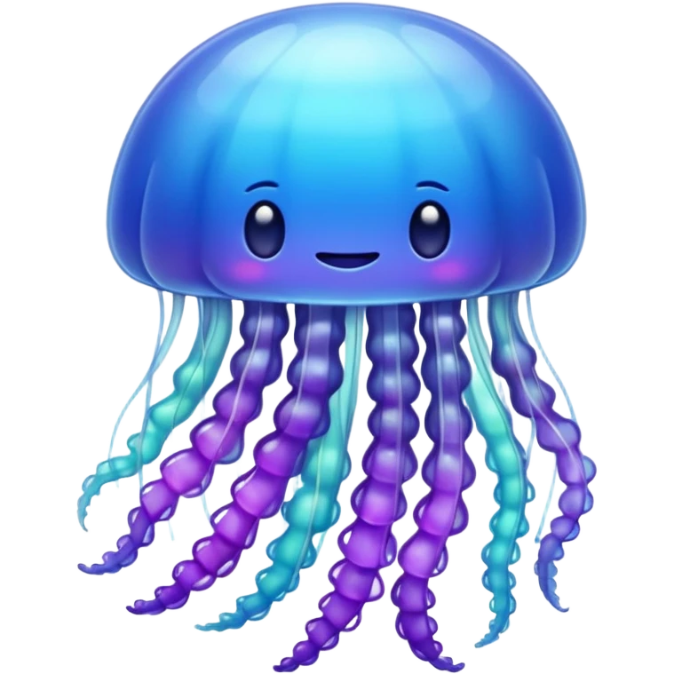 jelly fish, apple emoji style emoji