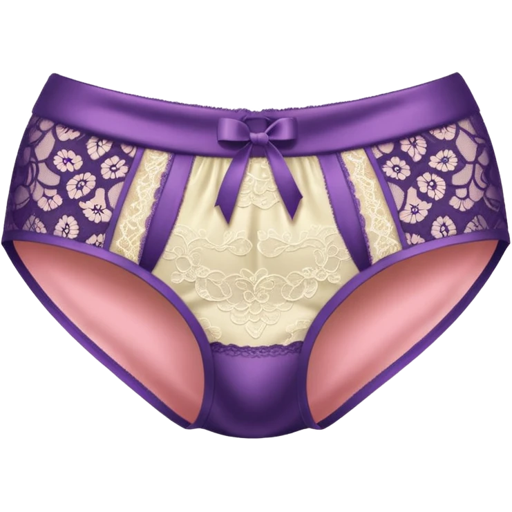 Women’s underwear in a pot emoji