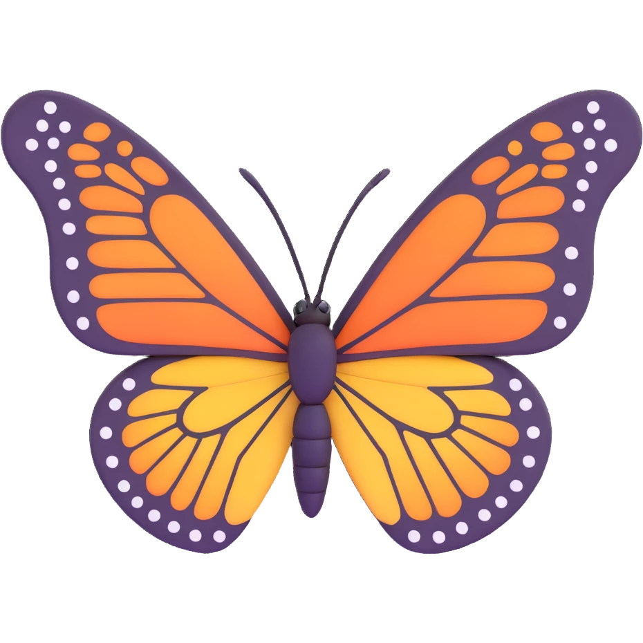 a butterfly emoji