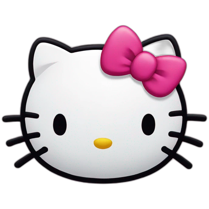 hello kitty head emoji