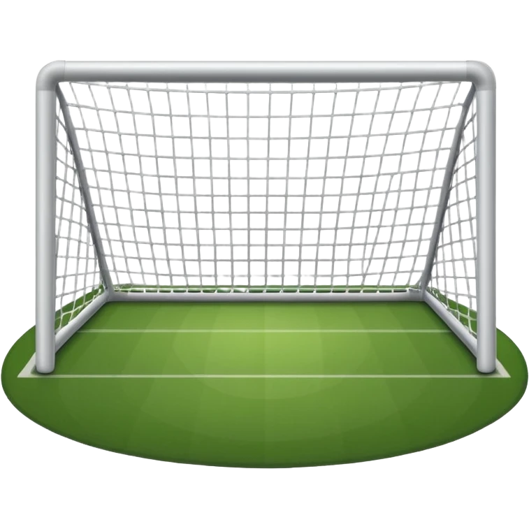 football goal straight on emoji