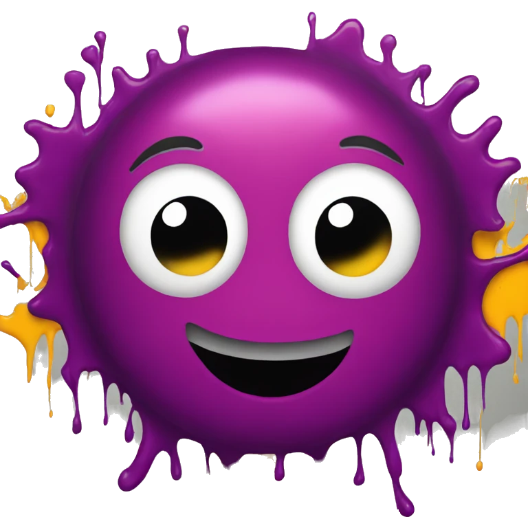 Graffiti paint emoji