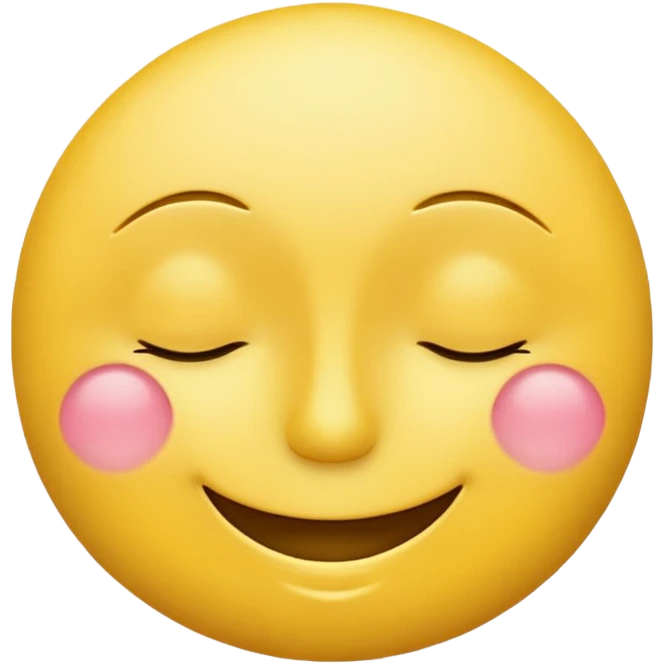Dreaming smiley face emoji