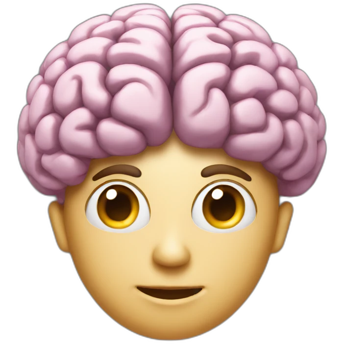 Super brain emoji
