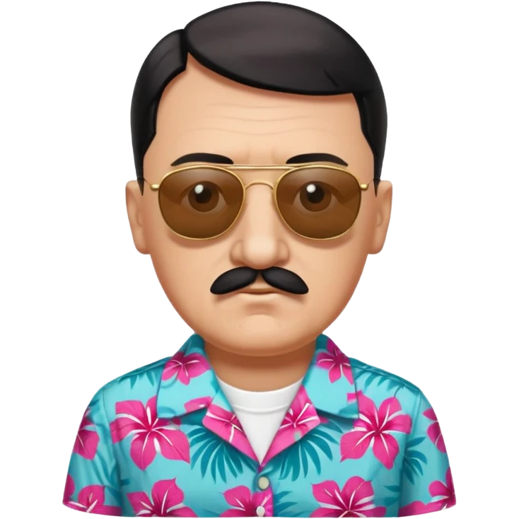 Hitler on vacation  emoji