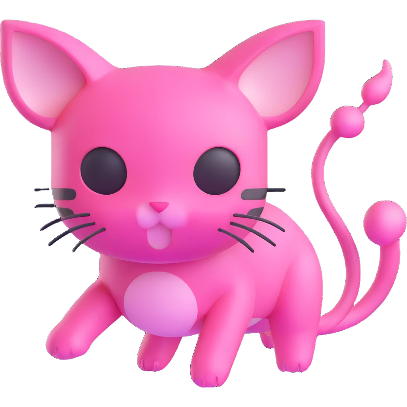 cute pink Mew Pokemon emoji