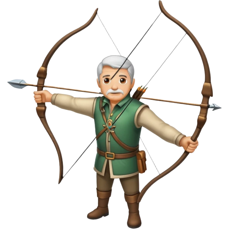 old aged archer emoji