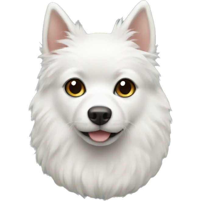 White Pomeran  emoji