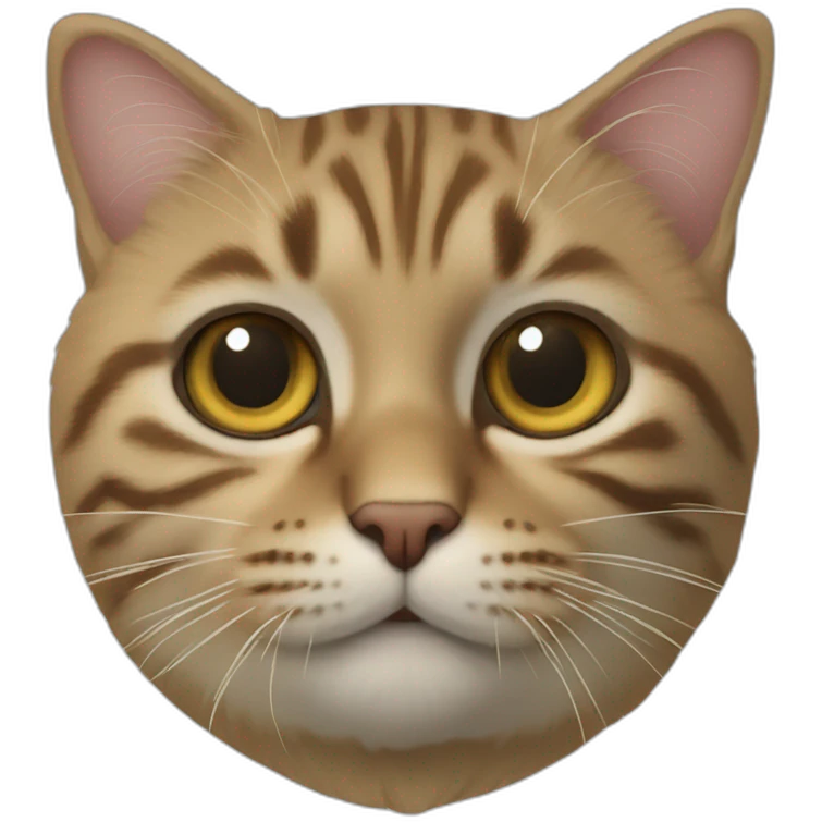 Un chat étonné emoji
