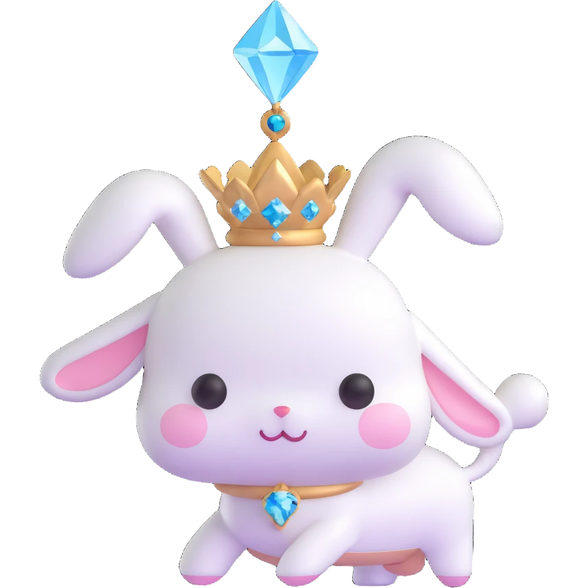 Cinnamoroll with a diamond emoji
