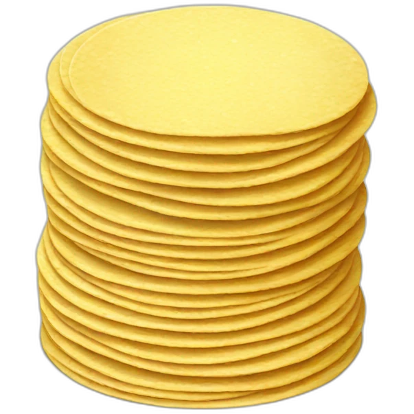 Small Stack of corn tortillas emoji