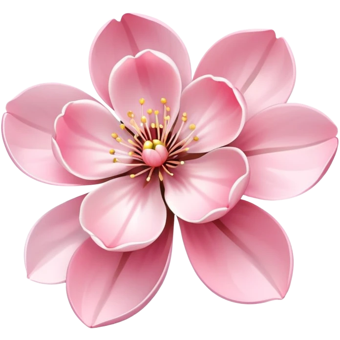 cherry blossom flower with delicate pink petals emoji