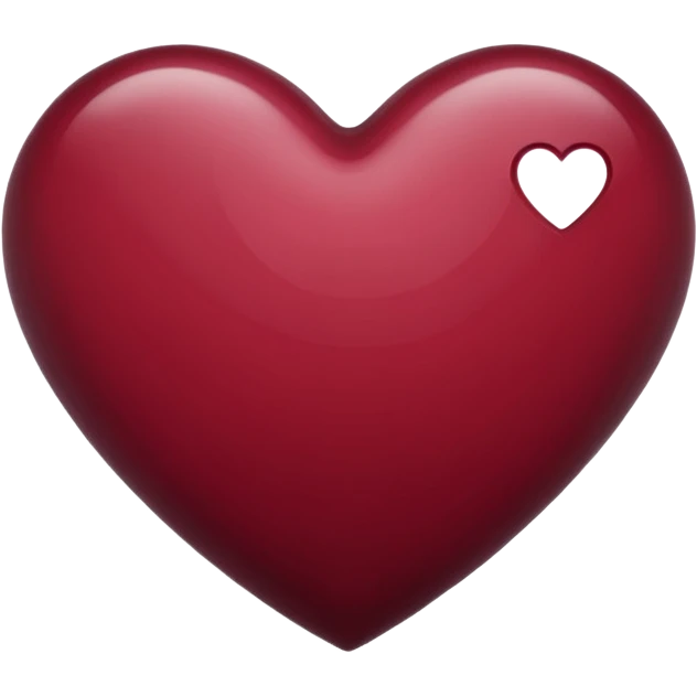 heart bordeaux emoji