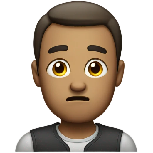 annoyed face emoji