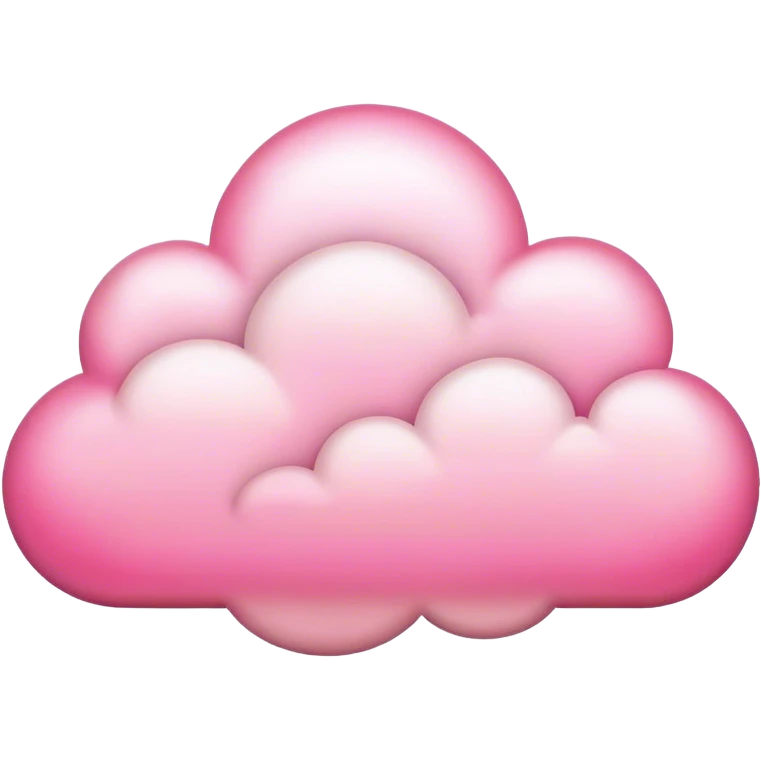 Pink clouds emoji