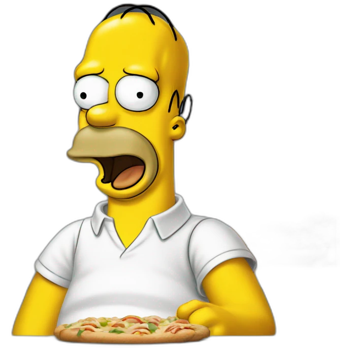 homer simpson hungry emoji