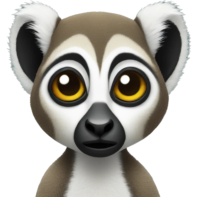annoyed lemur emoji