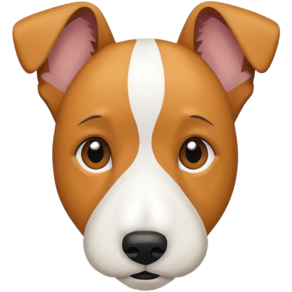 Wired hair fox terrier emoji
