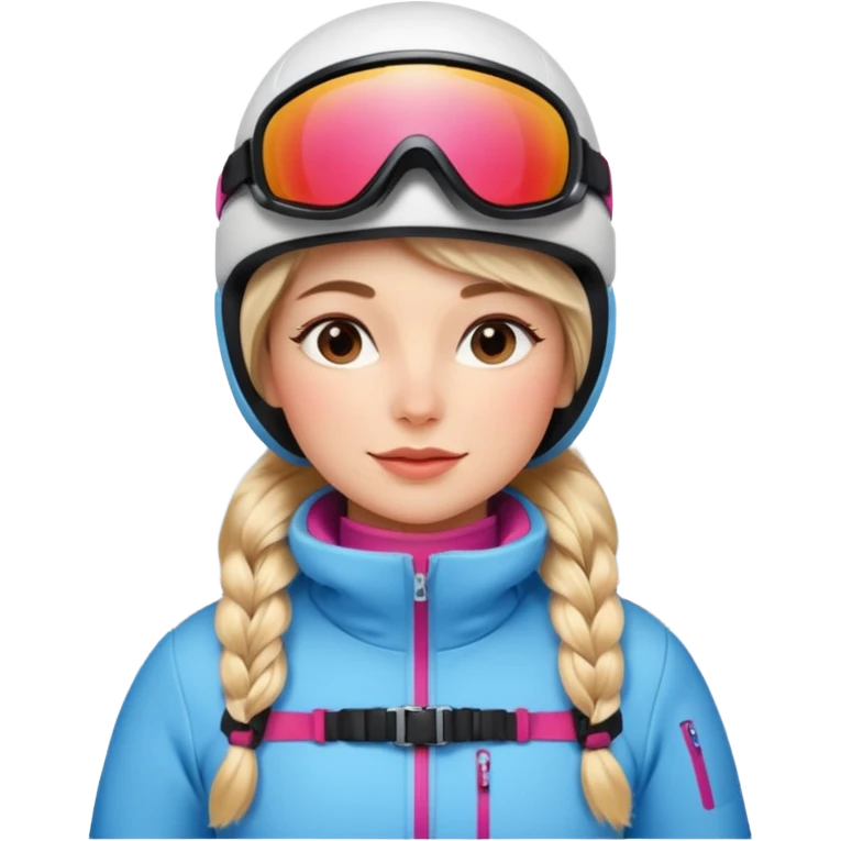 Woman Skiing, Background Matterhorn emoji