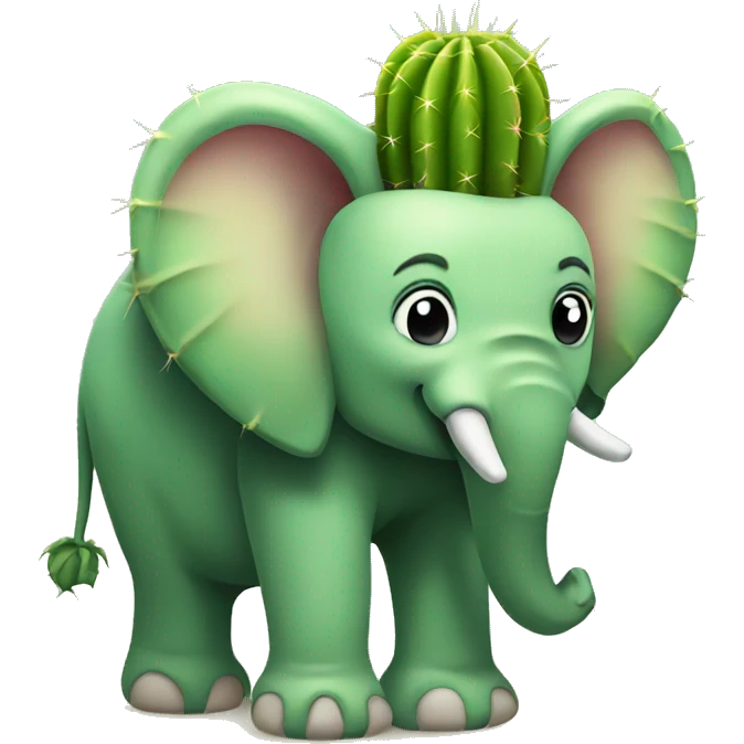 cactus elephant emoji