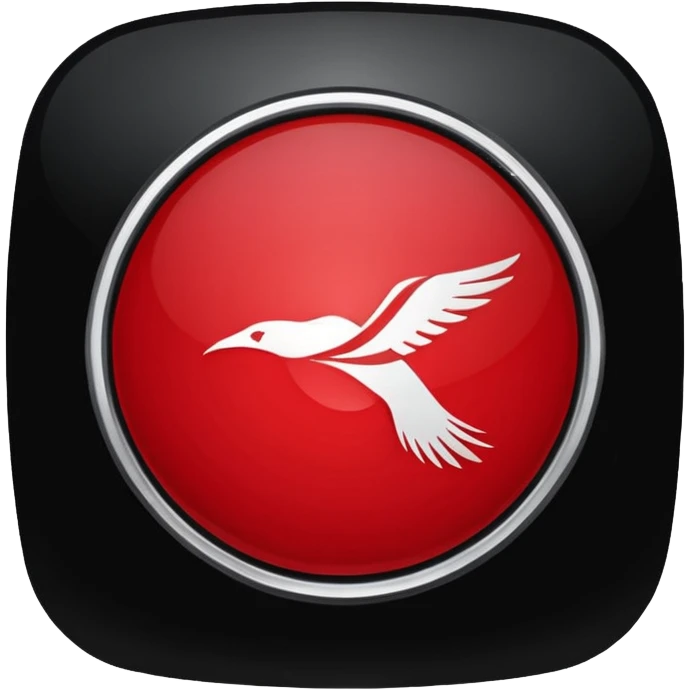 black and red amway logo Icon emoji