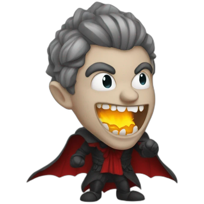 Drac au feu emoji