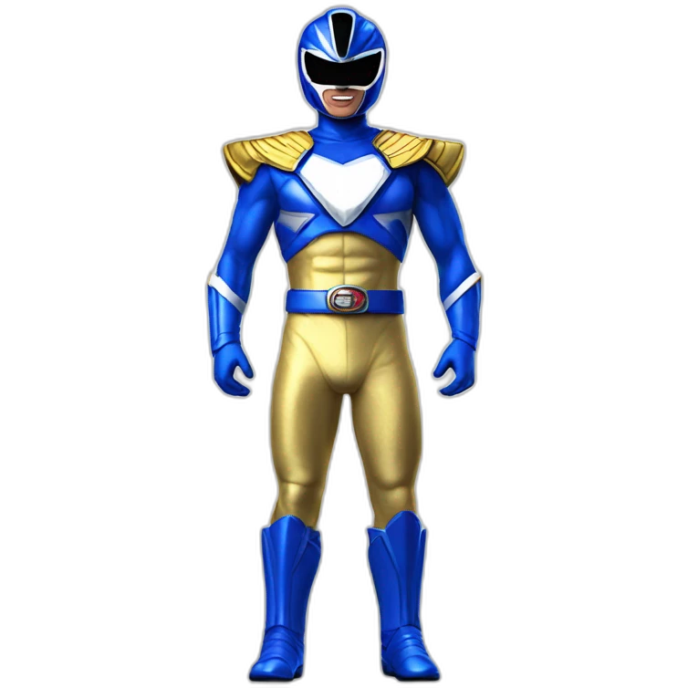 blue power ranger full body emoji