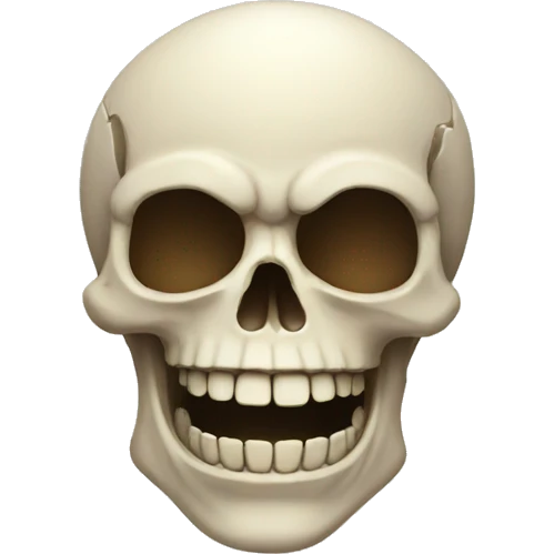skull laugh emoji
