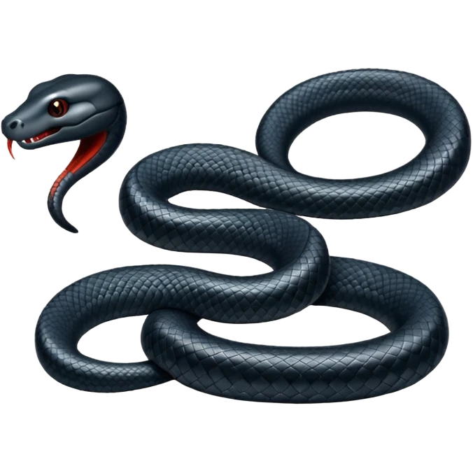 Black snake emoji