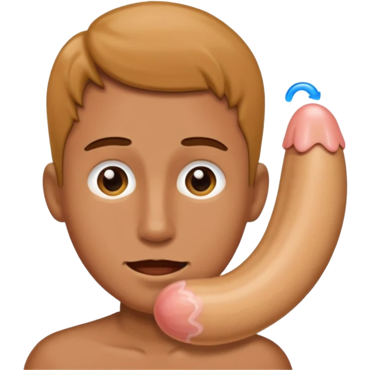 Ejaculating penis emoji