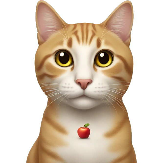 Apple in a cat store  emoji