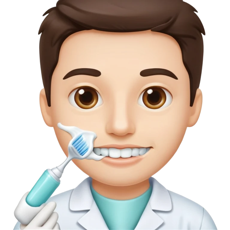 DENTIST with toothpast emoji