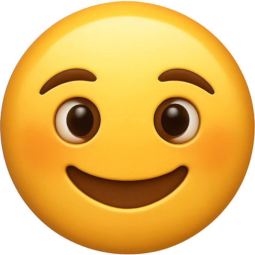 Based on these photos, make an emoji with facial features preserved emoji