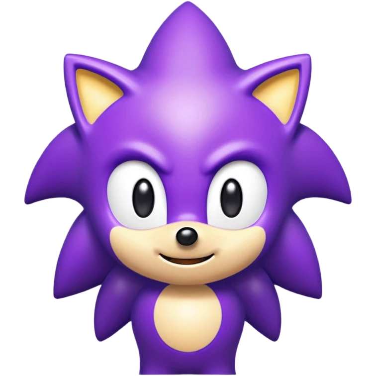 glitter purple sonic emoji