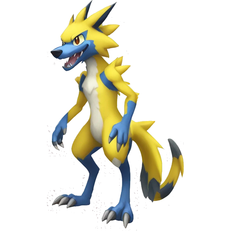 Lombax-Sergal-Zeraora-Fakemon full body emoji