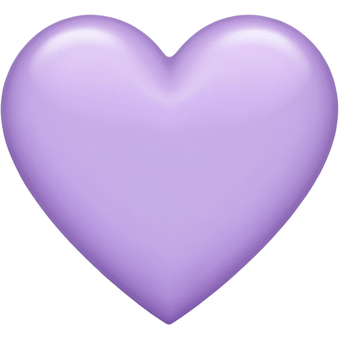 Pastel Purple Heart emoji