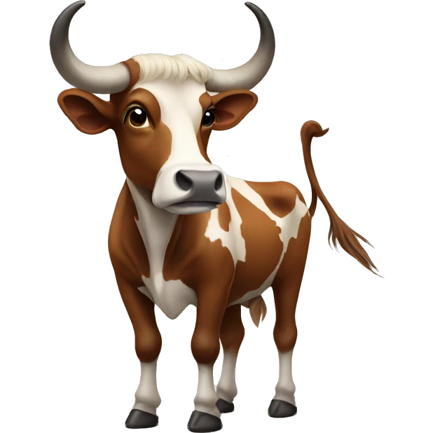 Full body watusi cow emoji