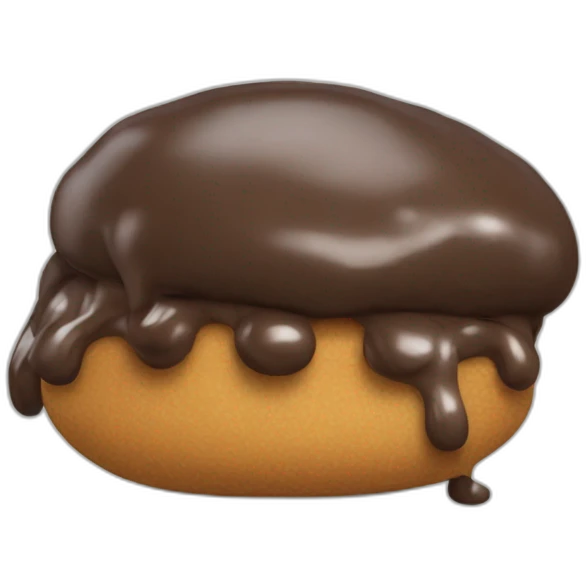 Caca qui mange un caca emoji