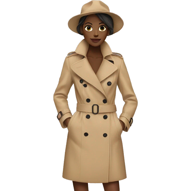 Trench coat nude colour  emoji