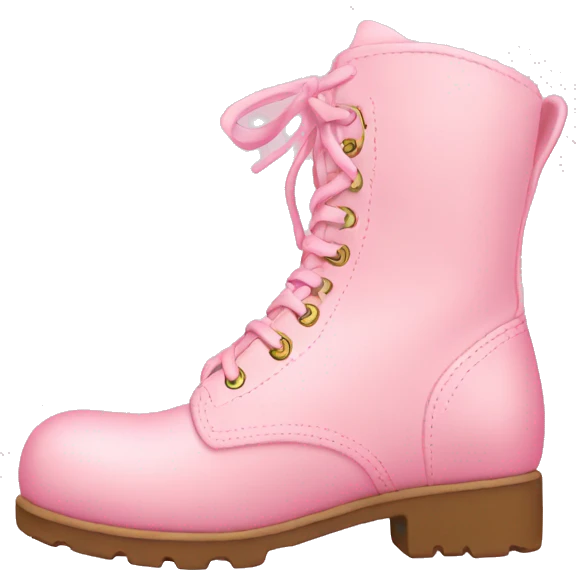 light pink boot  emoji