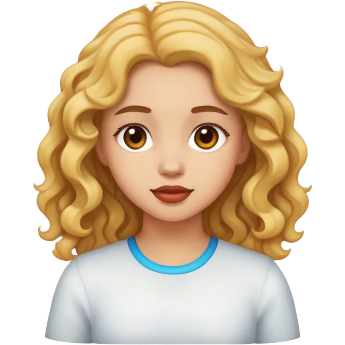 Girl ondulada  emoji