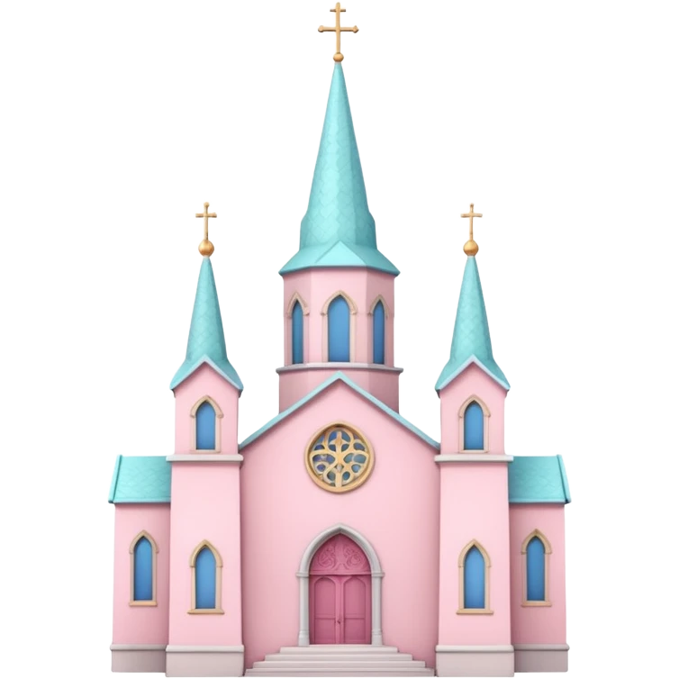 Pink church of love emoji