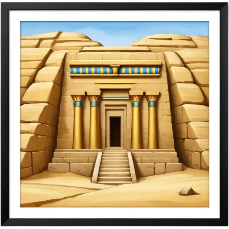 Valle de los Reyes tumba de tutankamon emoji