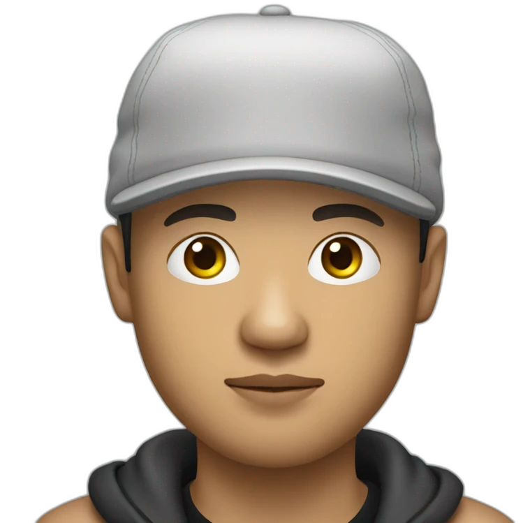 otiss curly headed kazakh rapper emoji