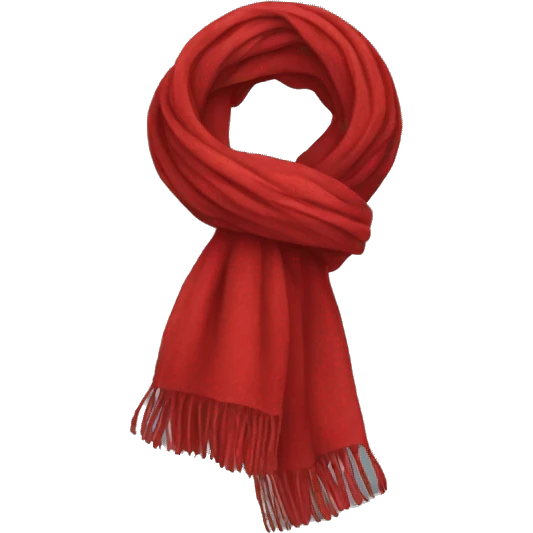 red scarf emoji